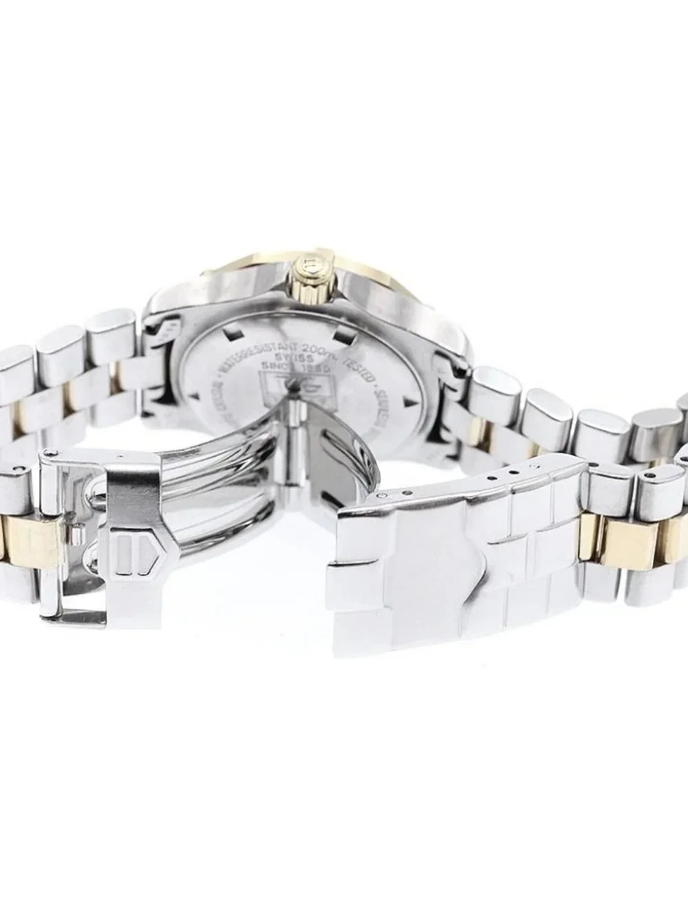 TAG HEUER 2000 series WK1321 Date gold Dial Quartz Ladies Watch_965811